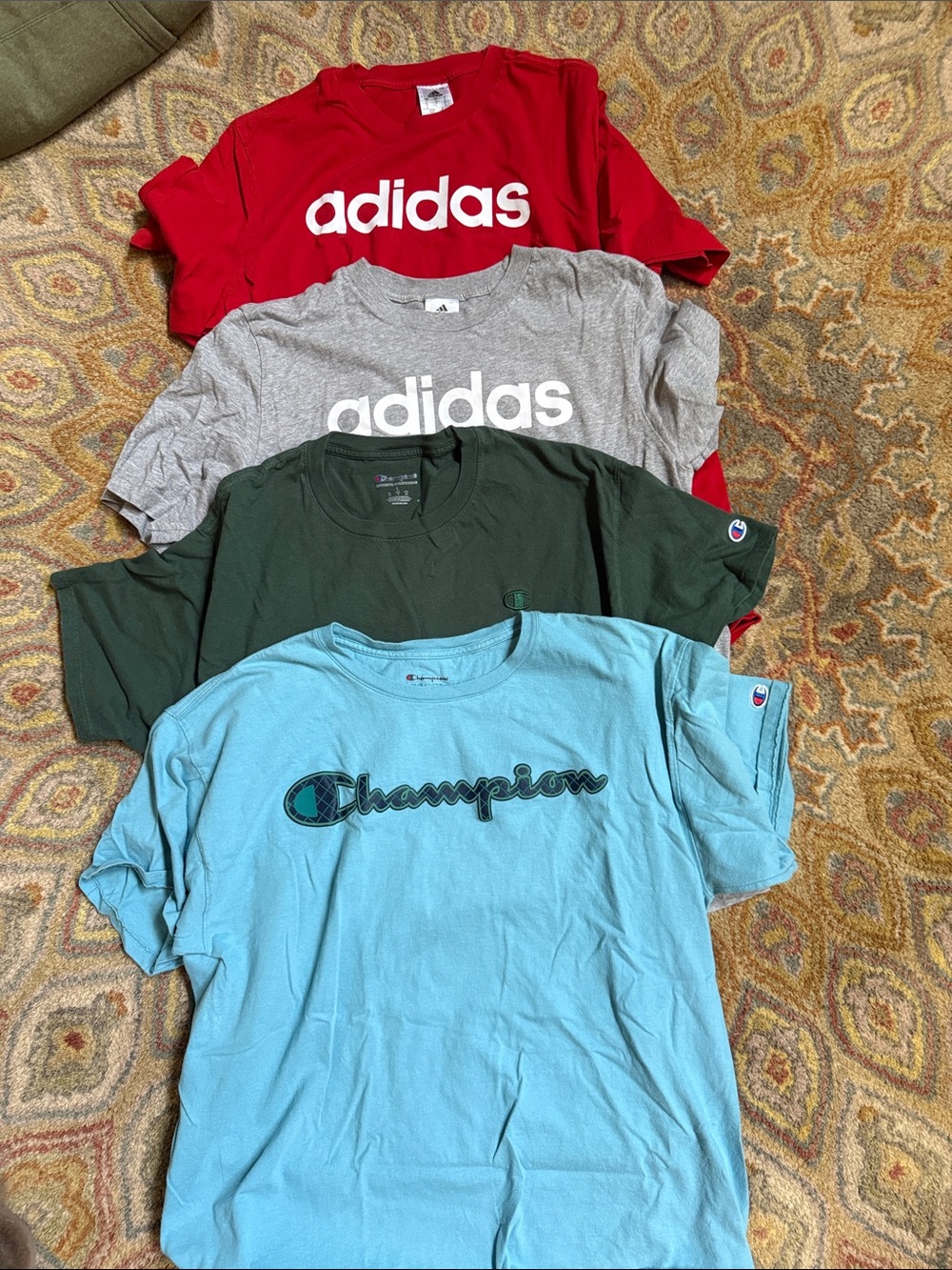 Champion & Adidas Men’s Short Sleeve Logo Tee T shirts